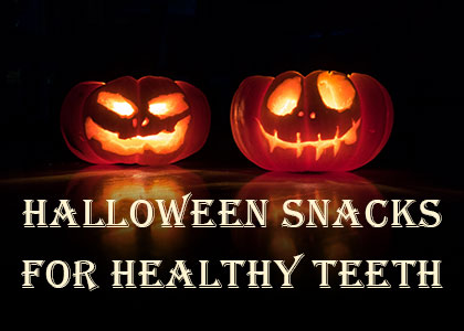 Halloween snacks for healthy teeth