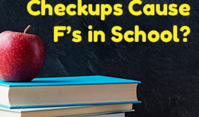 Can F’s on Dental Checkups Cause F’s in School? (featured image)